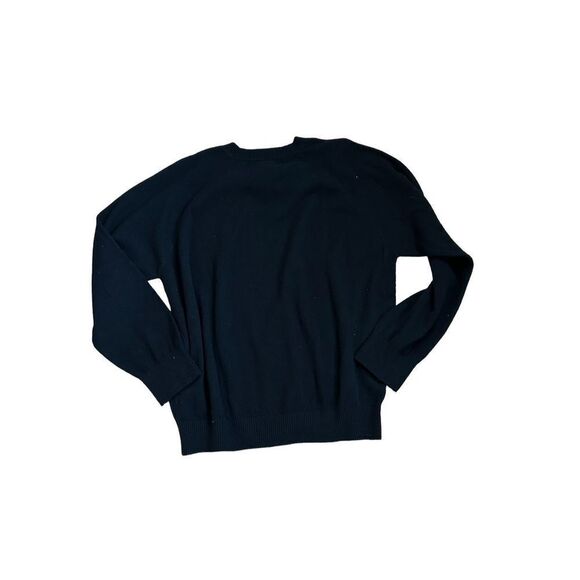 Aviator Nation Cashmere Pullover Sweater Black Bolt Print Unisex Size XL - Picture 3 of 7